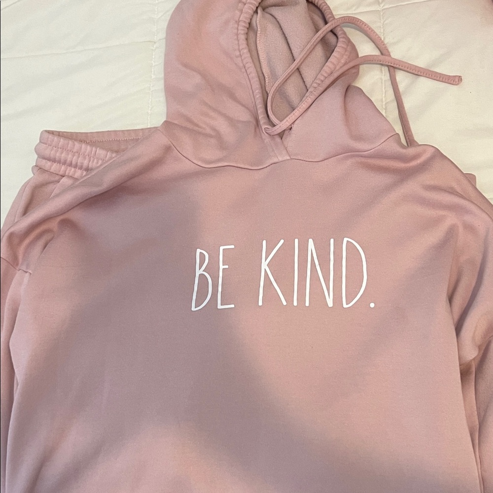 Rae Dunn Pink 'Be Kind' Hoodie - Picture 5 of 5